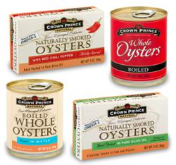 Crown Prince Oysters Available Again