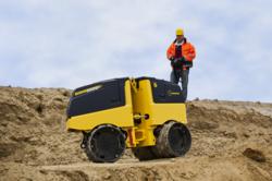 BOMAG trench roller
