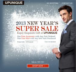 Custom Men’s Suits Promotion