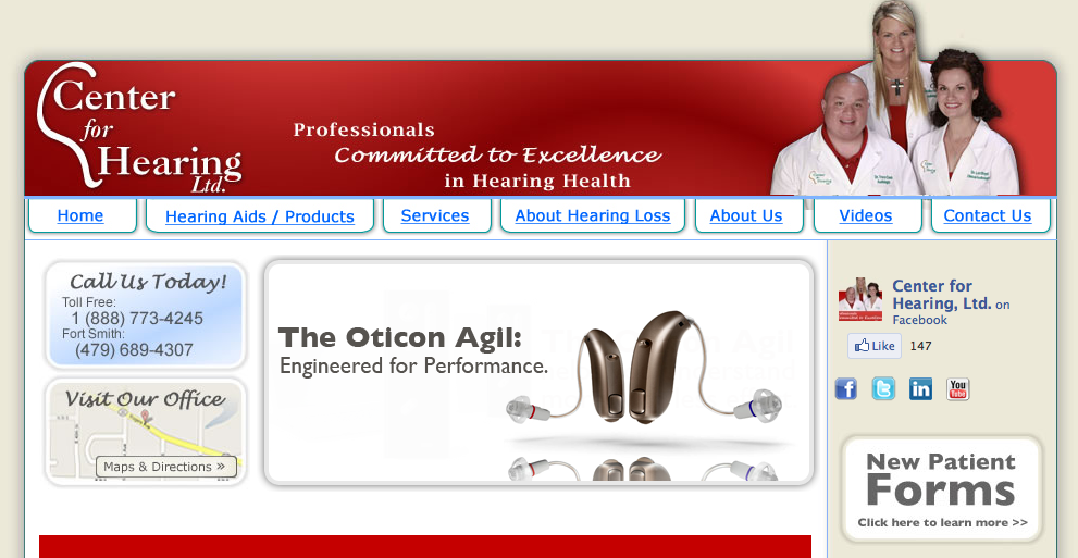 Center for Hearing, Number One Provider of Hearing Aids in Fort Smith