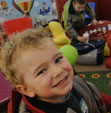 Young travelers revel in the two new play areas at Edmonton International Airport.