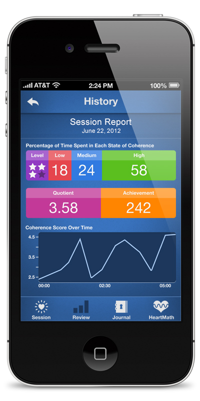 Inner Balance, la app para iOS que promete quitar el estrés #2013CES