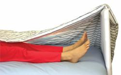 The SomniMax™ Blanket Lifter is a breakthrough patient comfort device