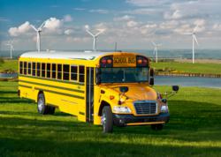Fort Zumwalt School District's Blue Bird Propane-Powered Vision school buses will reduce emissions and maintenance costs.