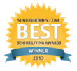 SeniorHomes.com 2013 Best Senior Living Awards Badge