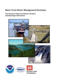 An image of the cover of the Short-Term Water Management Decisions: User Needs for Improved Climate, Weather, and Hydrologic Information