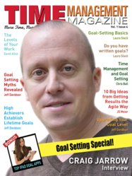 Craig Jarrow on the cover of Time Management Magazine