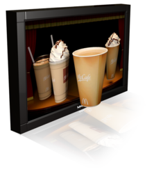 Magnetic 3D Glasses-Free 3D QSR Solution