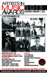 The Artists in Music Awards Ceremony begins 5:30 at the Key Club, at the Key Club, 9039 West Sunset Blvd., West Hollywood, Calif.