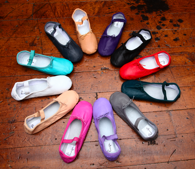 order different colored pointe shoes