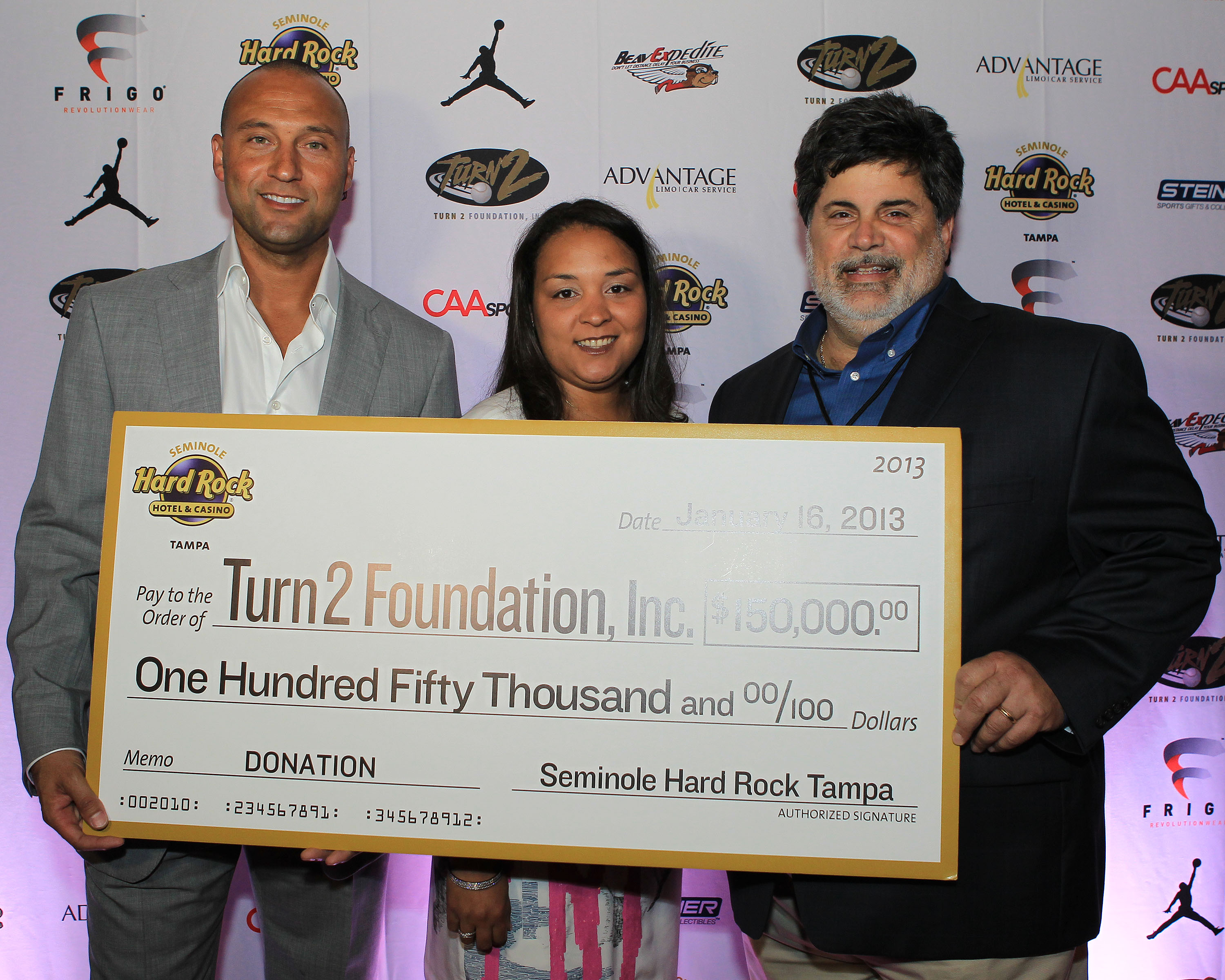 Seminole Hard Rock Hotel & Casino in Tampa Donates $150,000 to Derek Jeter’s Turn 2 ...