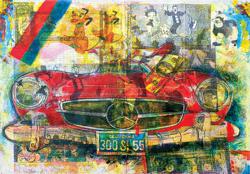 ANTHONY JAMES COFFEY “Booped,” 2012 solvent transfer, oil, and crayon on canvas 48 x 64 inches at Ward-Nasse Gallery