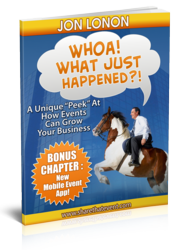 Jon Lonon's New eBook About Benefit Of Events