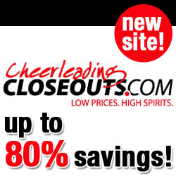 Campus Teamwear announces the launch of their new outlet website, CheerleadingCloseouts.com, that will feature deals on new, high-quality cheerleading apparel and gear.