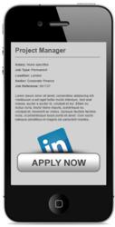 Mobile Recruitment Website with Apply by LinkedIn