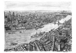 The View from the Shard by Stephen Wiltshire