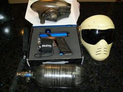 paintball gun packages, used paintball gun packages,dangerous power e1 paintball gun package