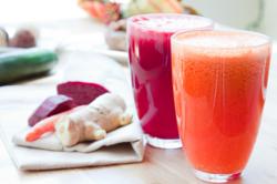 Carrot and beet juice