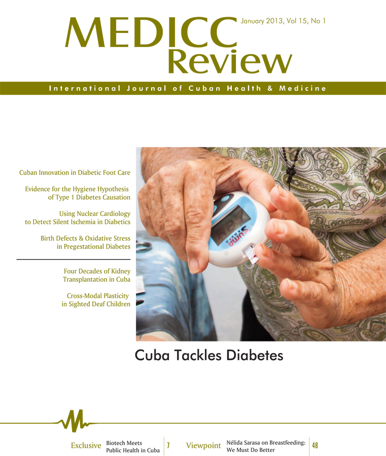 MEDICC Review Publishes Special Issue: Cuba Tackles Diabetes MEDICC Review Publishes Special Issue: Cuba Tackles Diabetes