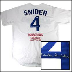 Police Auctions website Policeauctions.com Duke Snider autographed jersey