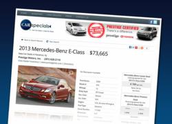 New Car Specials