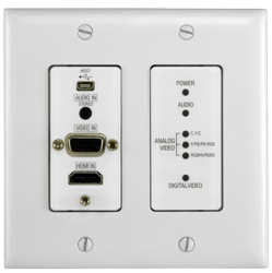 AMX DXLink Multi-Format Decor Style Wallplate Transmitter