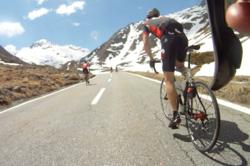 Climbing up Col du Grand Saint Bernard: Riding from Switzerland to Italy