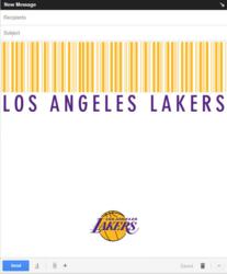 barcode lakers email template enables pride nba la fans team