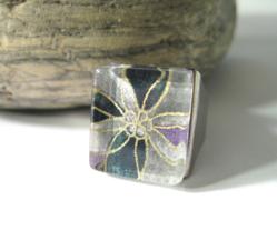 Boldly Poignant Poinsettia Ring by BKD Signature