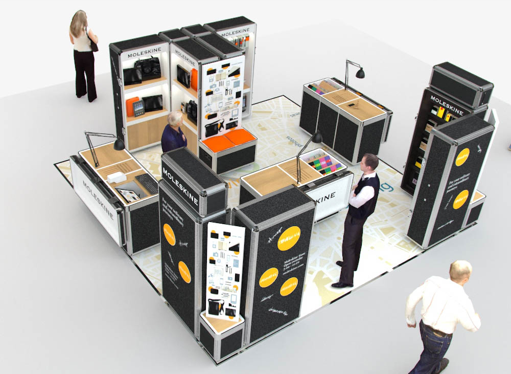 Moleskine Partners with Case London On Retail & PopUp Stores