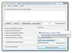 Add data and text easily to multiple text documents