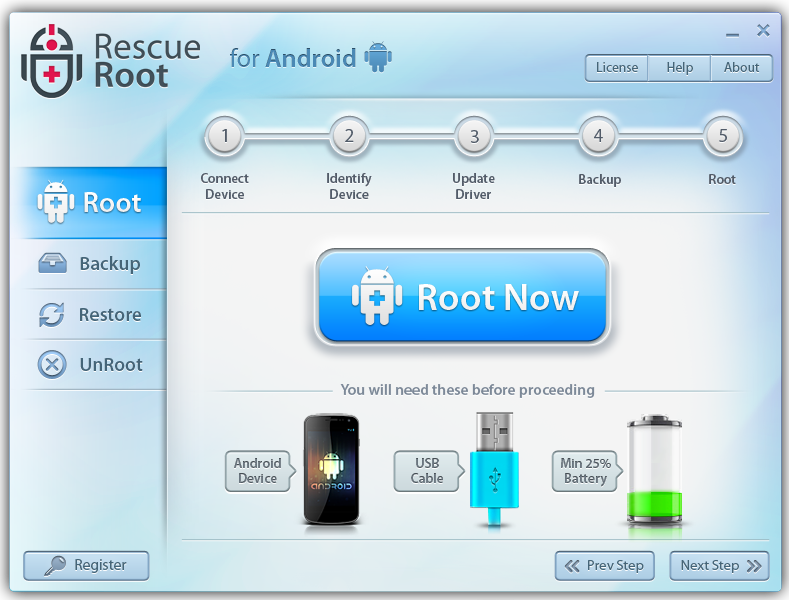 android rooting software for windows free download