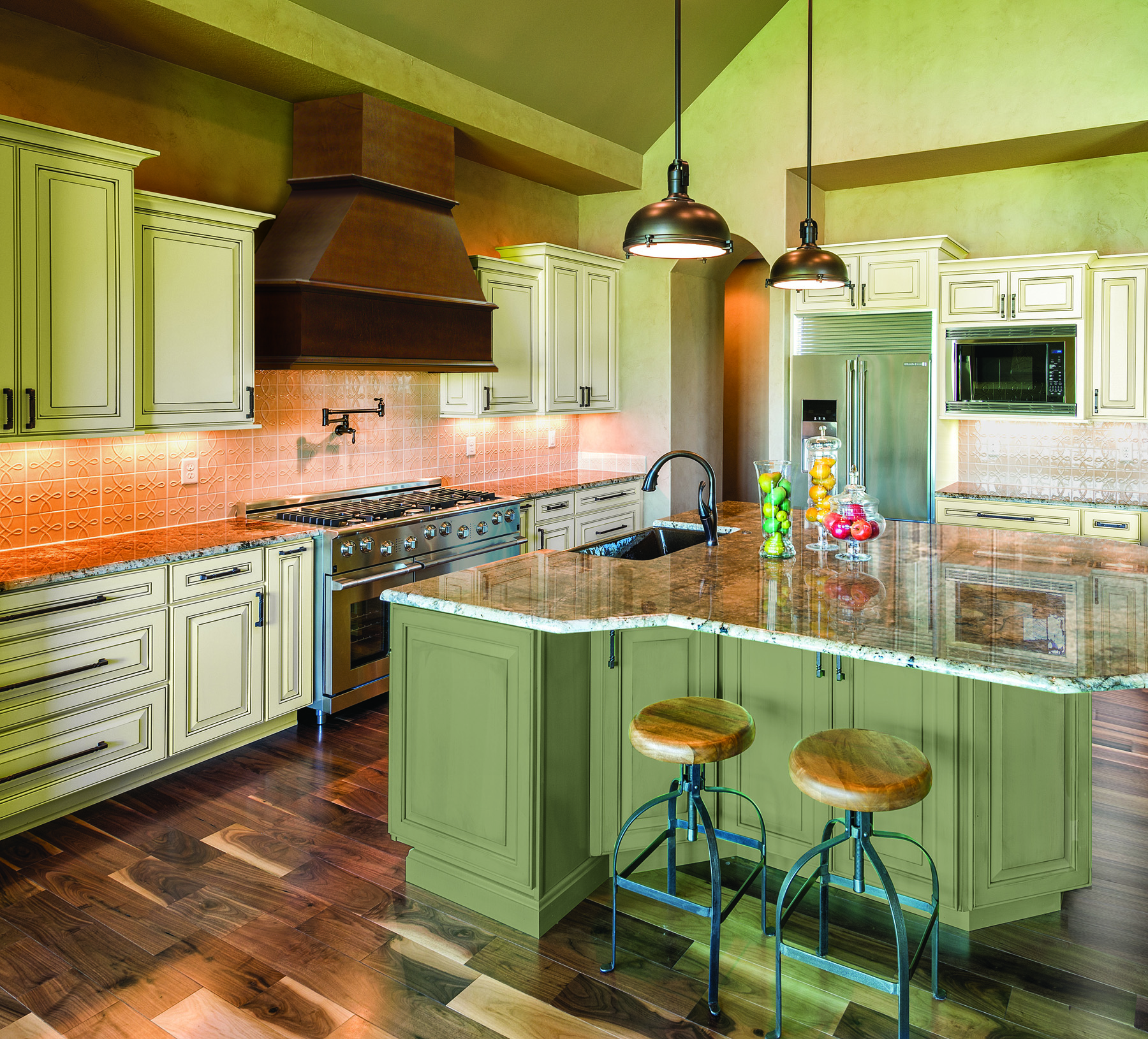 Creatice What Is The Modern Color For Kitchen Cabinets for Small Space