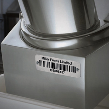 Stainless Steel Barcode Labels from Camcode