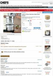 New Q&A functionality on CHEFScatalog.com