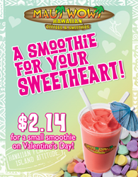 Maui Wowi Valentine's Day Promo
