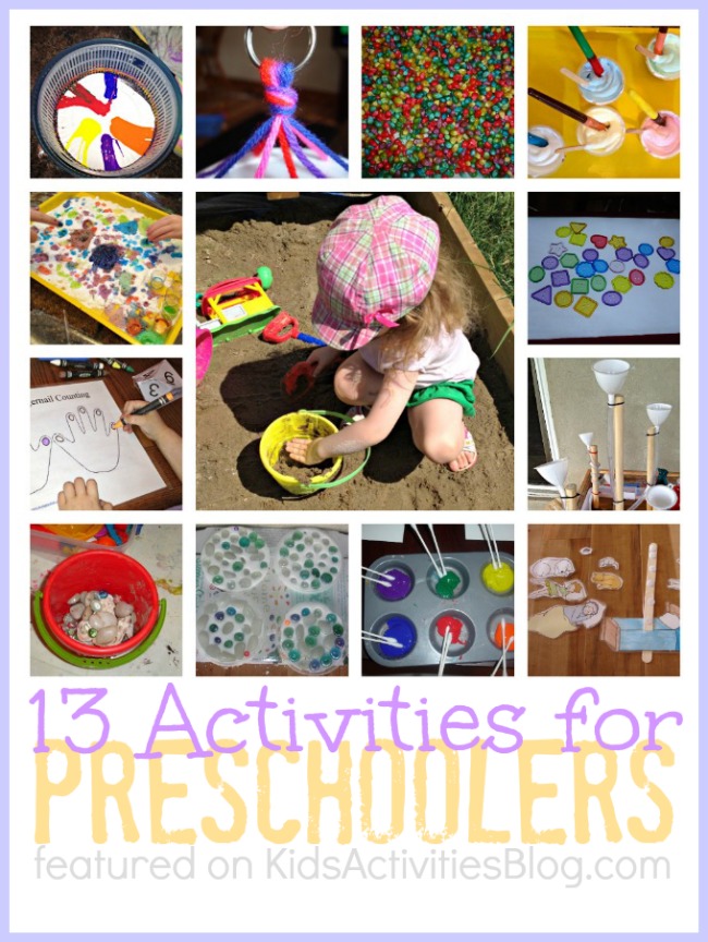 Preschool Math Center Activities