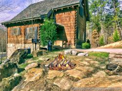Waterfall at McCormack’s Mill, Pigeon Forge rental cabin