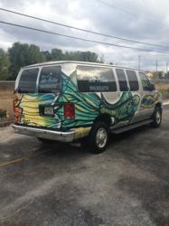 Drug Rehab Van being painted by David Lavernia