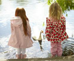 summer strawberry raincoat wellies and worms