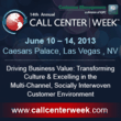 Call Center Week 2013 Introduces Eight New Speakers