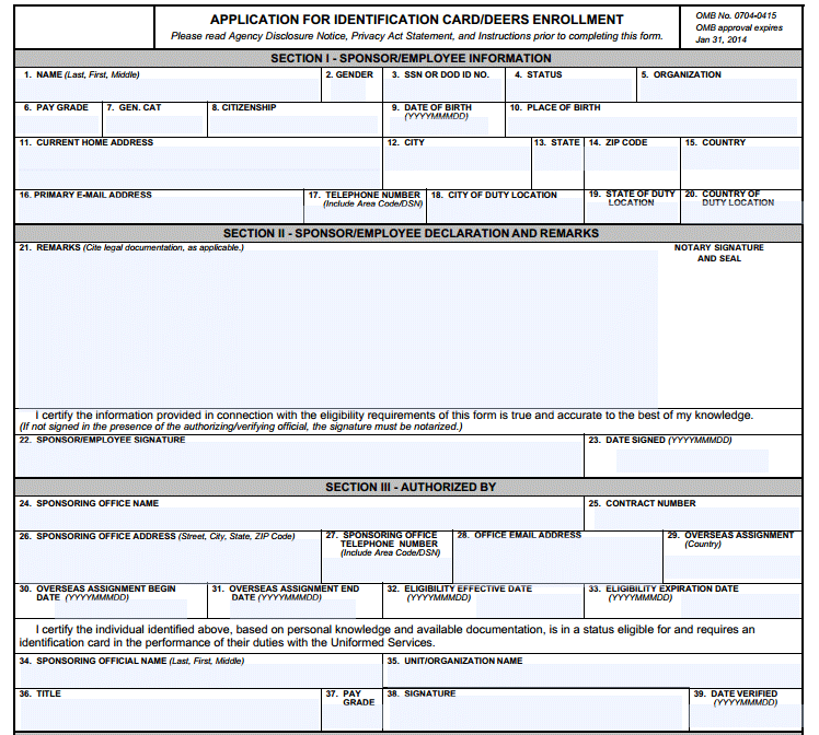 DD Form 1172 Identification Card From Laws DD Form 1172 Identification Card From Laws