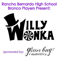 Glitterbug Cosmetics Sponsoring High School Musical ‘Willy Wonka’