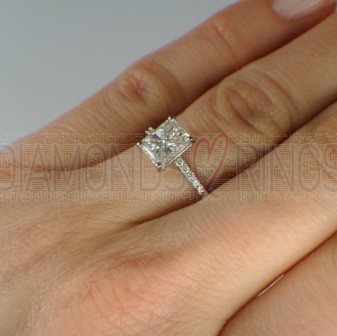 1 5 carat radiant cut diamond engagement ring