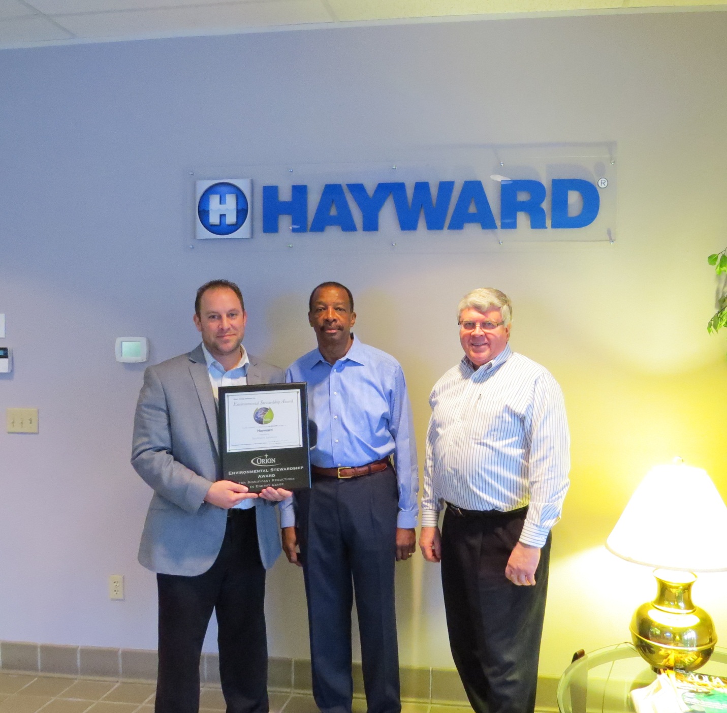 Hayward Pool Products Receive Environmental Stewardship Award For