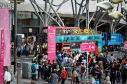 The Jive Aces entertained hundreds of thousands in London for the 2012 Olympics from the top of a double-decker bus. Their message—you don’t need 
