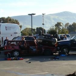 Car wreck disaster training Operation Rolling Chaos Unitek Education Fremont