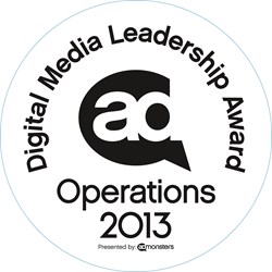 AdMonsters Digital Media Leadership Award