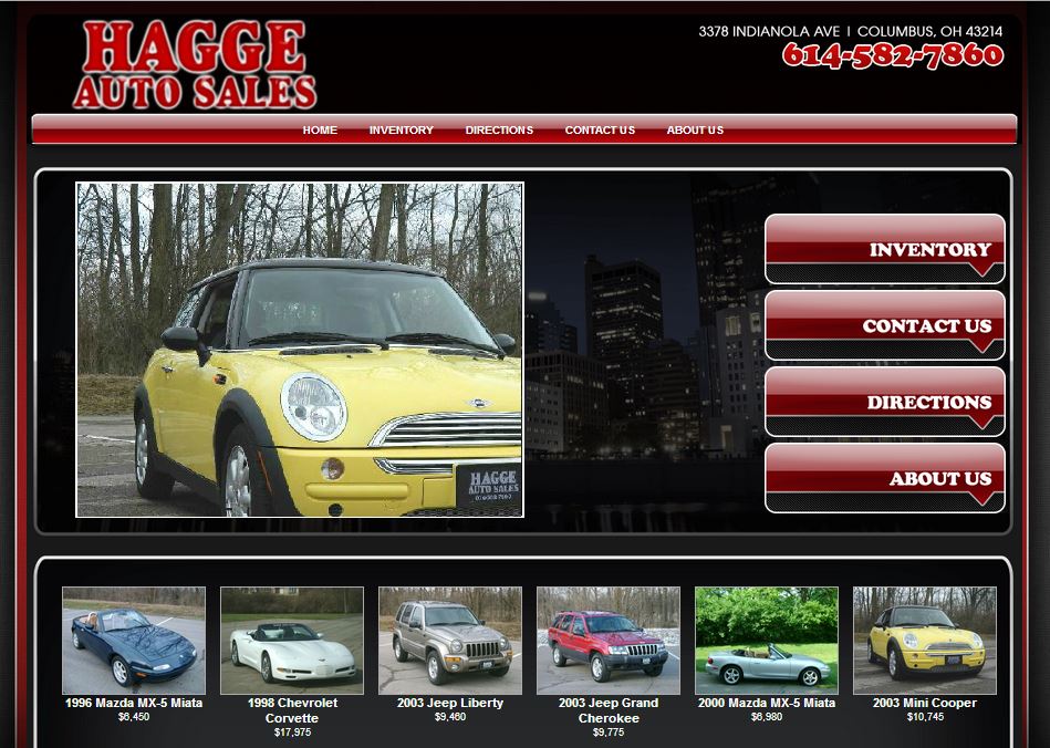 Announces Launch of New Hagge Auto Sales Website