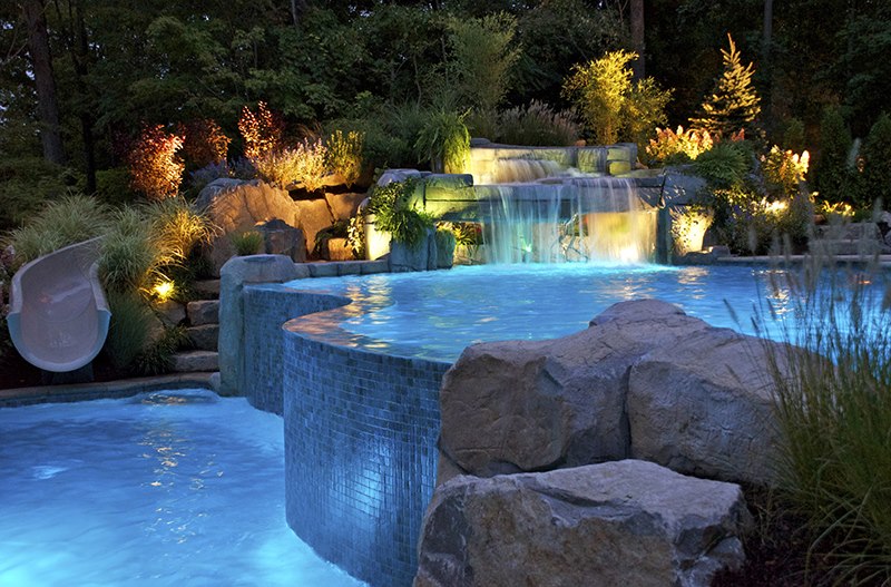 in mahwah nj by cipriano landscape design swimming pool and landscape ...